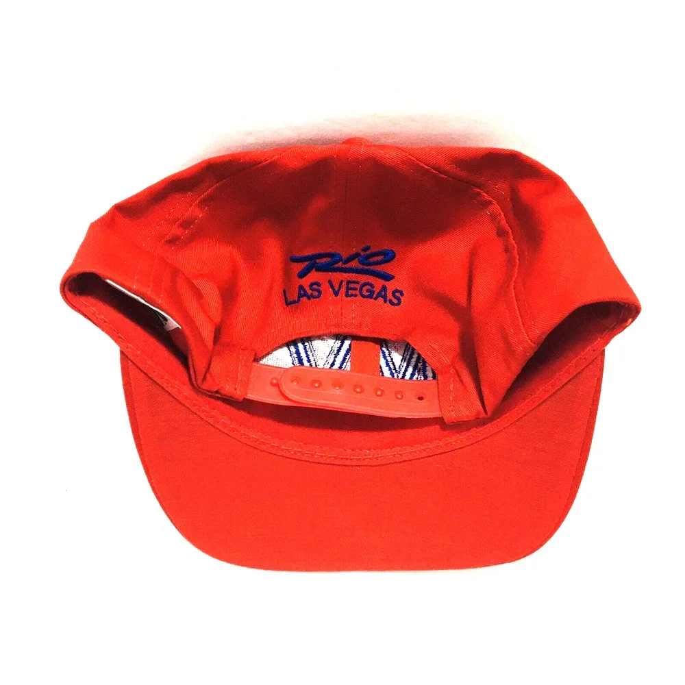 Shockwave Snapback Hat Vtg. 90's Rio Las Vegas Hotel Casino Masquerade Village